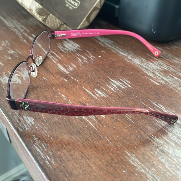 Coach HC5001 Taryn burgundy 9022 eyeglasses with coach signature C brown case - Picture 15 of 15